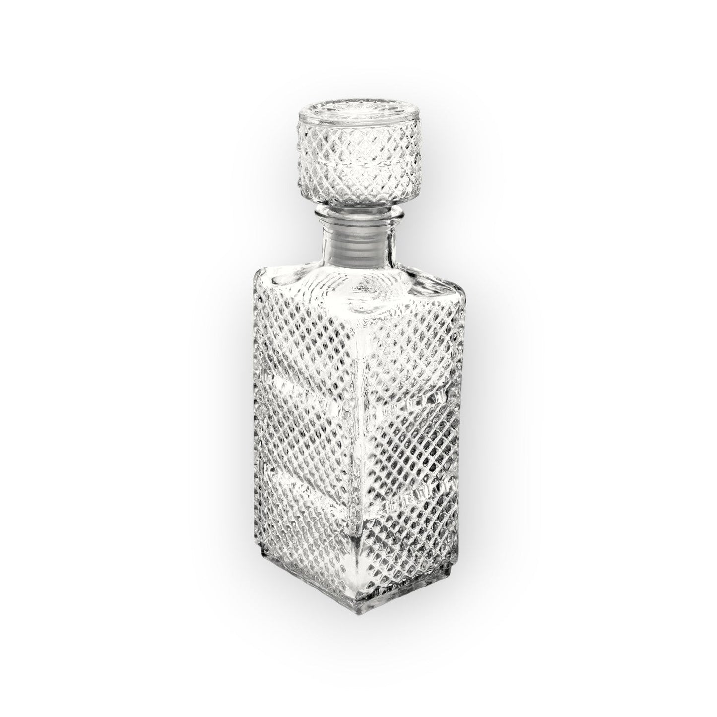 Set 6 Licoreras Decantador Macedonia Vino Vidrio Cristal 1l