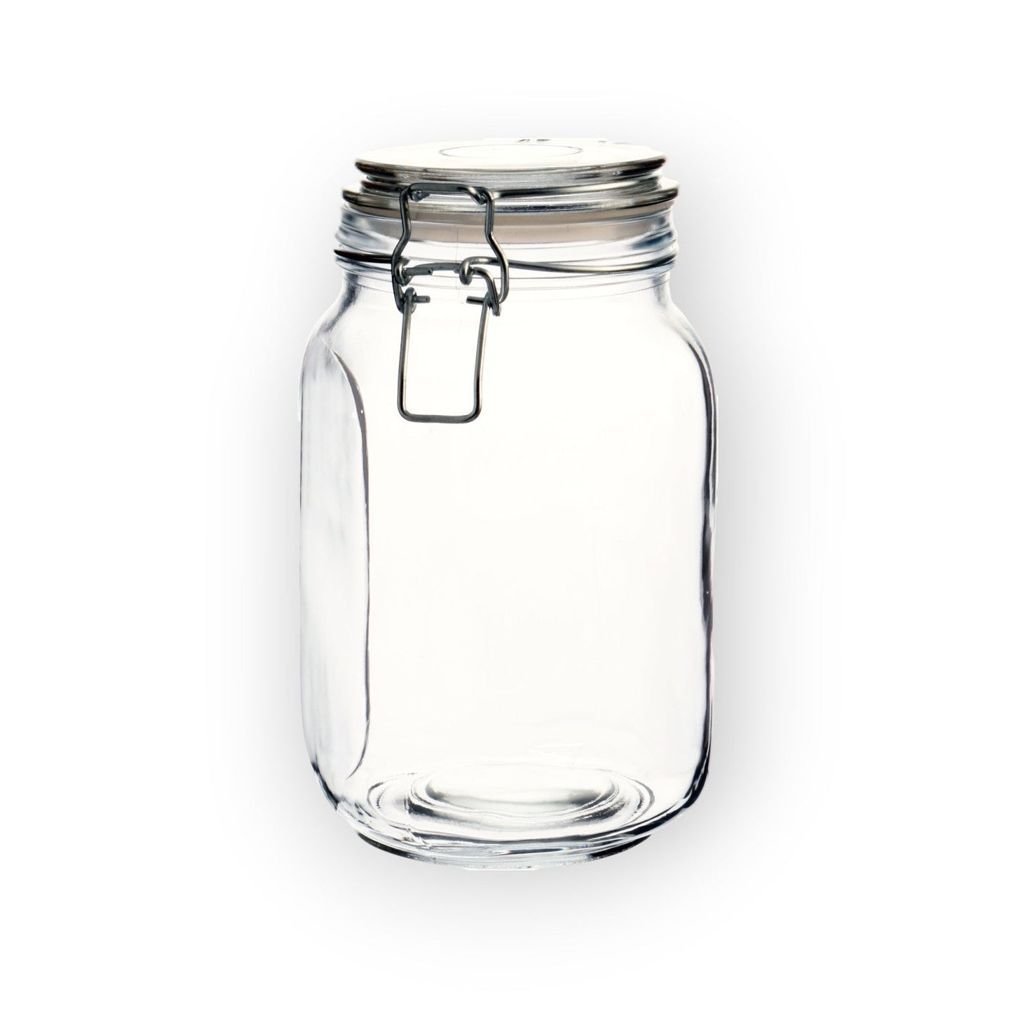 Frasco Herm€÷tico Vidrio Contenedor Con Tapa Clip 1,5 Lts