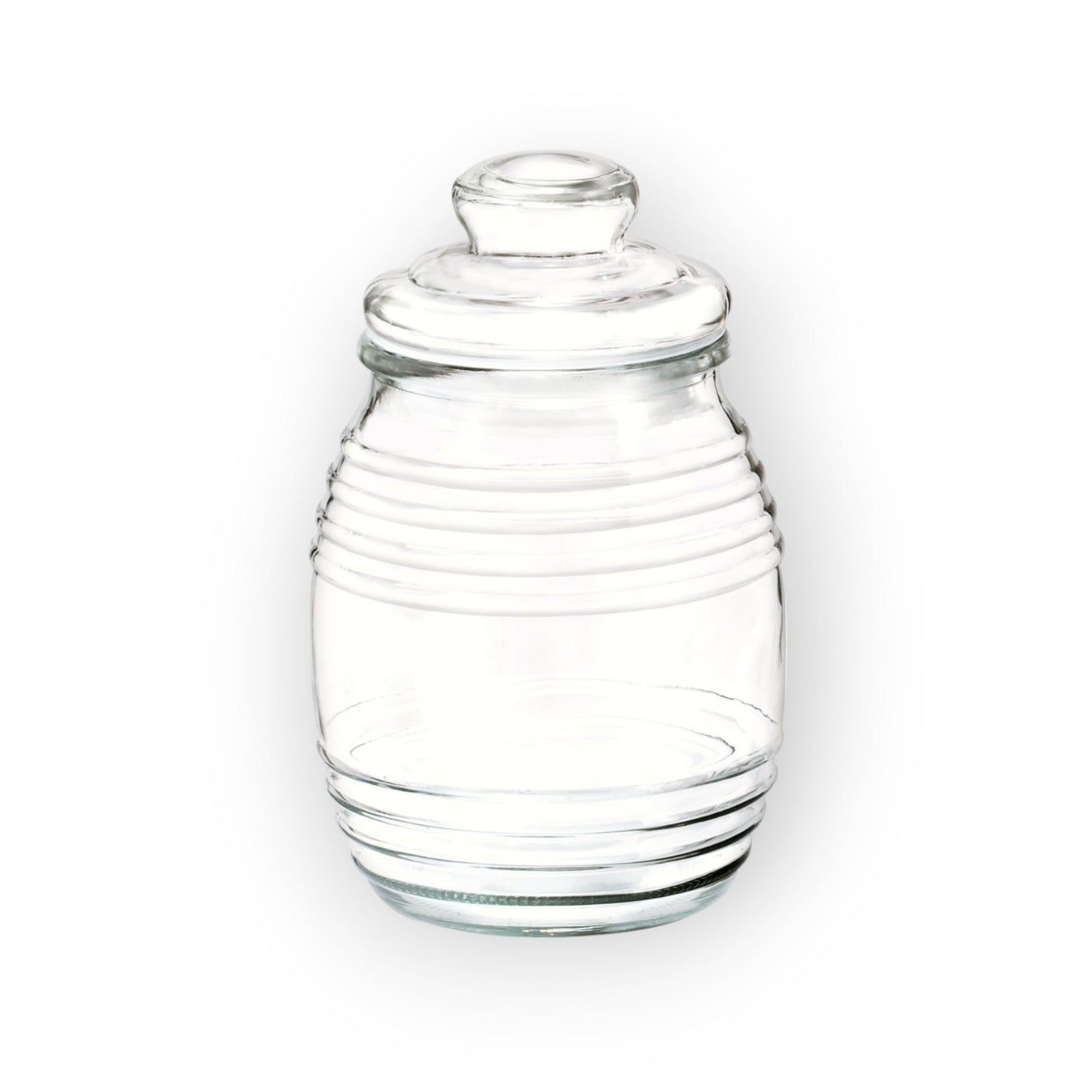 Set 6 Frascos Organizador Vidrio Tarrito C/tapa Cocina 1.1l