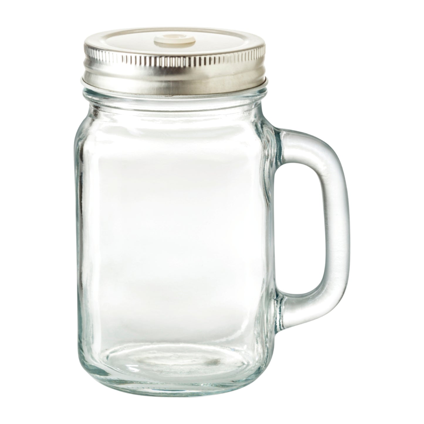 Mason Jar Tapa Perforada s/Popote 480 ml