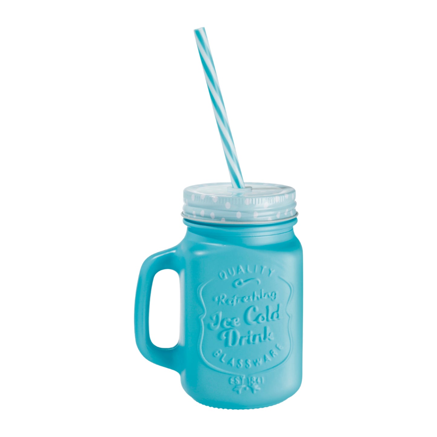 Mason Jar Labrado Frost Azul Baby 480 ml