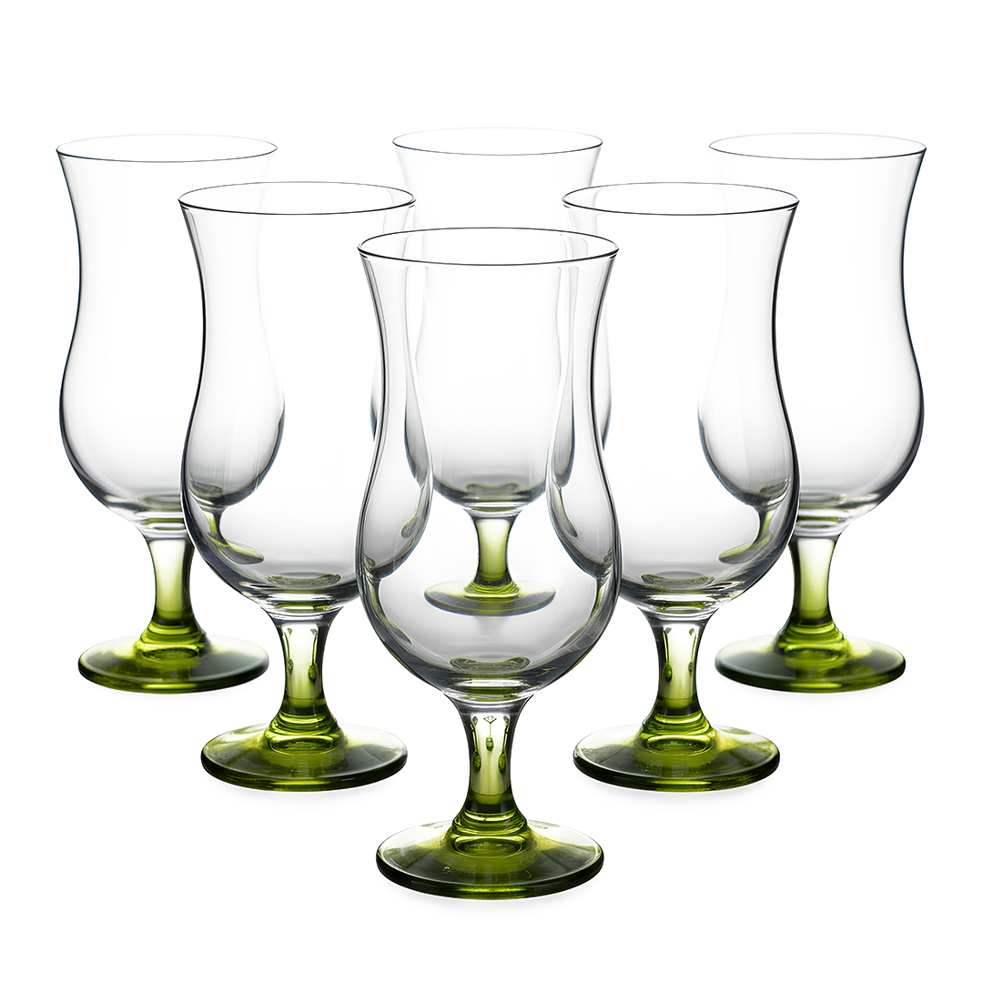Set De 6 Copas Huracan De Vidrio Capri De 470 Ml