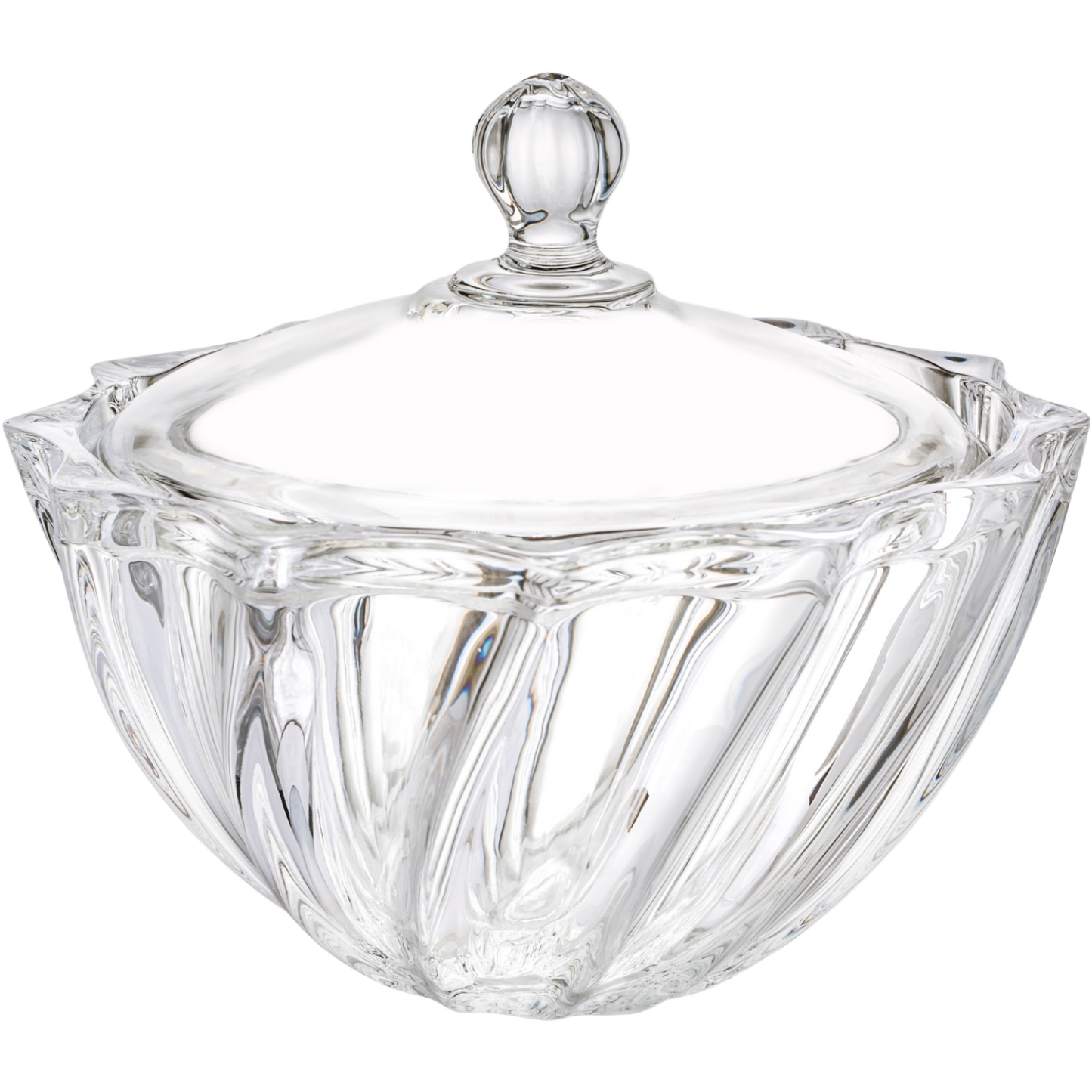 Caja 36 Piezas Bombonera De Vidrio Dalia Chica 280 Ml