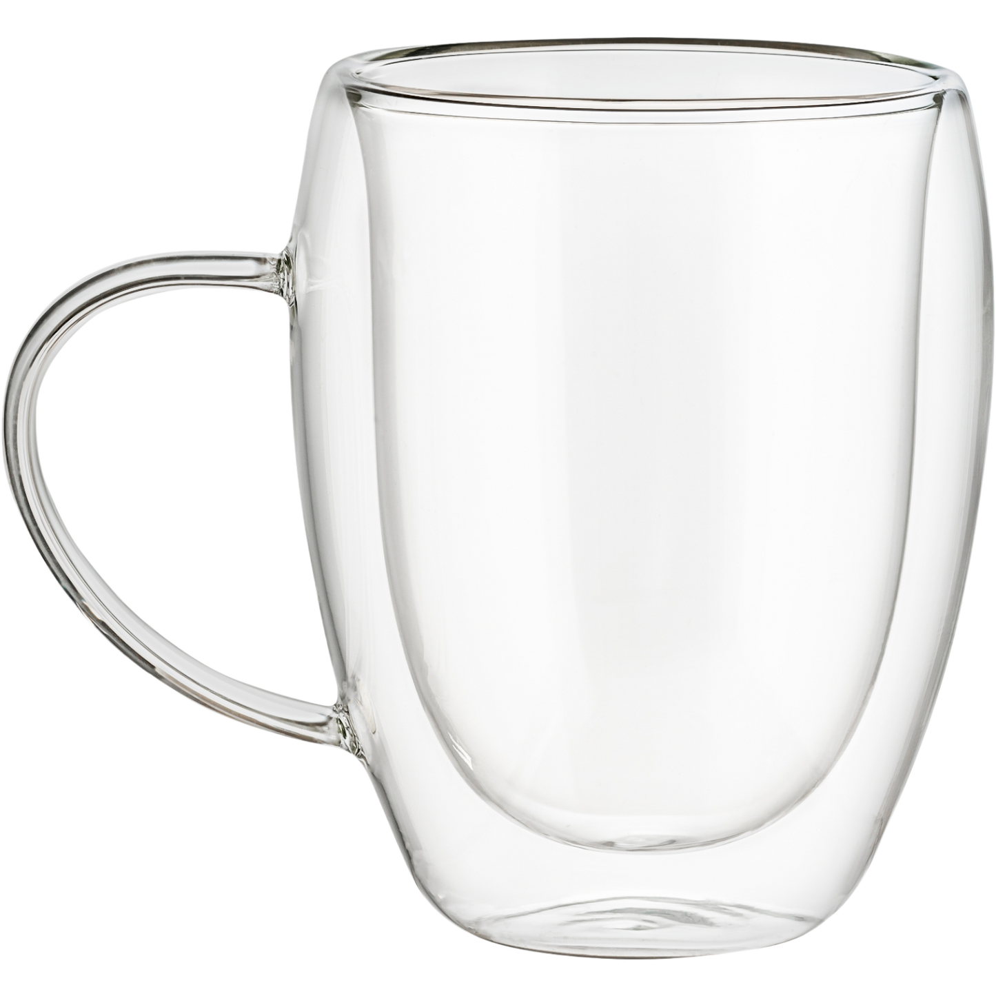 Caja 24 Taza De Vidrio Borosilicato Doble Pared 350ml