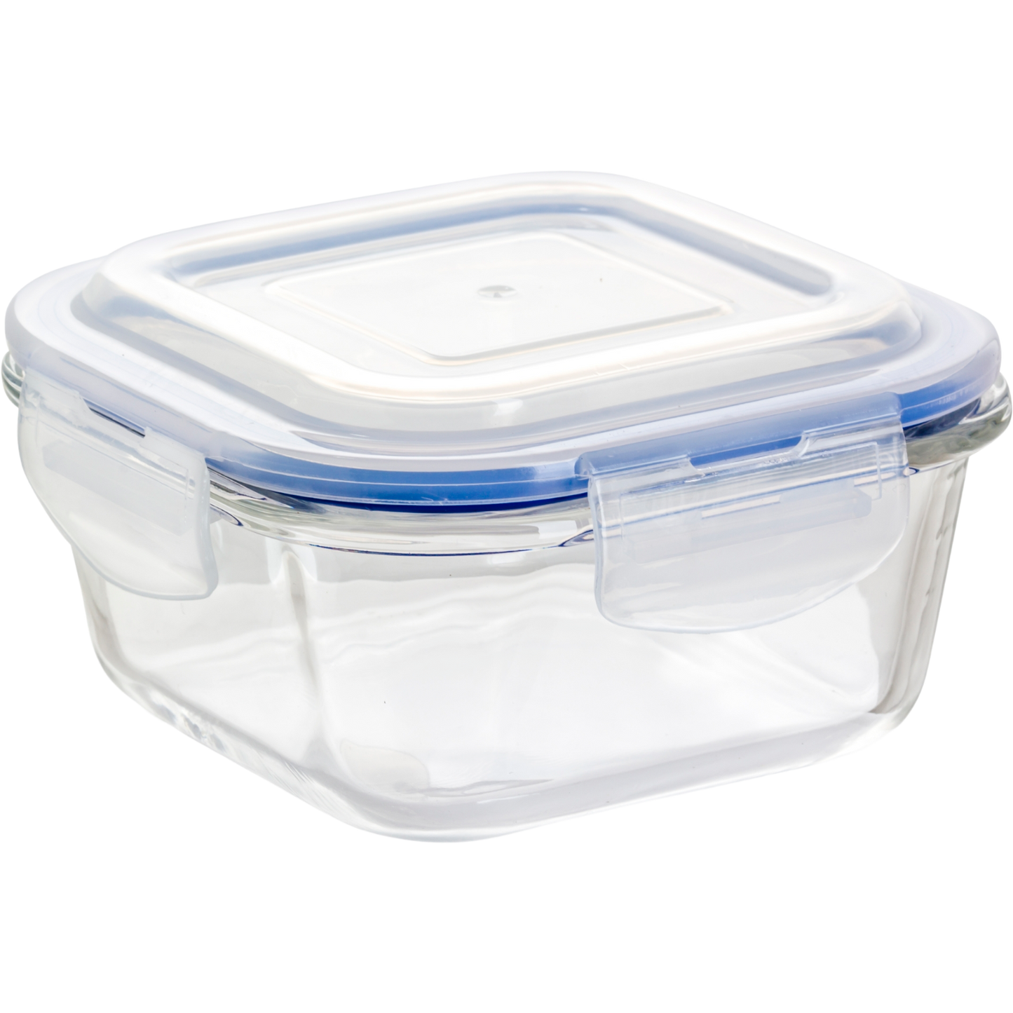 Contenedor Hermético Cubiq Azul Vidrio 520ml