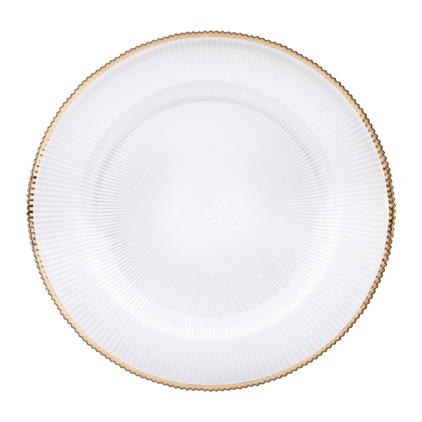 Plato Base Venecia Filo Dorado