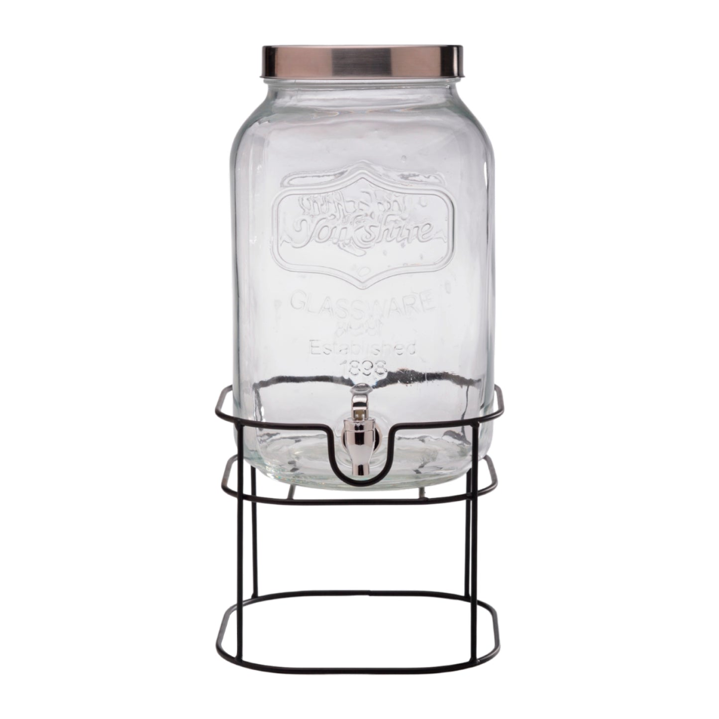 Dispensador de bebidas Vitrolero Cuadrado de Vidrio