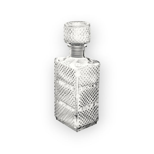 Set 6 Licoreras Decantador Macedonia Vino Vidrio Cristal 1l