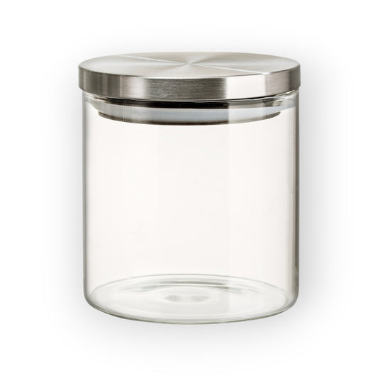 Set 6 Frasco Vidrio Borosilicato Almacenamiento  690ml
