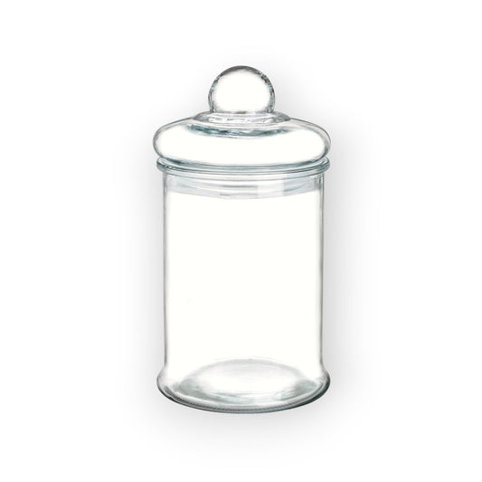 Set De 6 Frascos Contenedor Cocina Tapa Canica Vidrio 1.3l Color Transparente