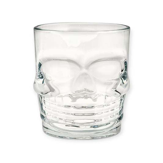Set 6 Vasos Double Old Fashion Calavera Vidrio Whisky