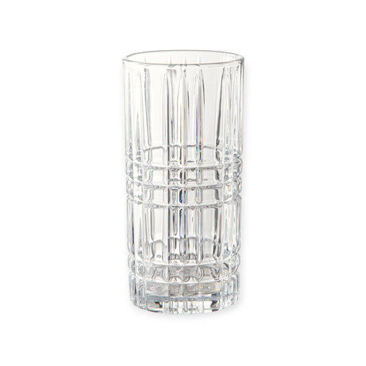 Juego 6 Vasos Cooler Para Agua Vidrio Cristal Labrado 360ml Color Oslo