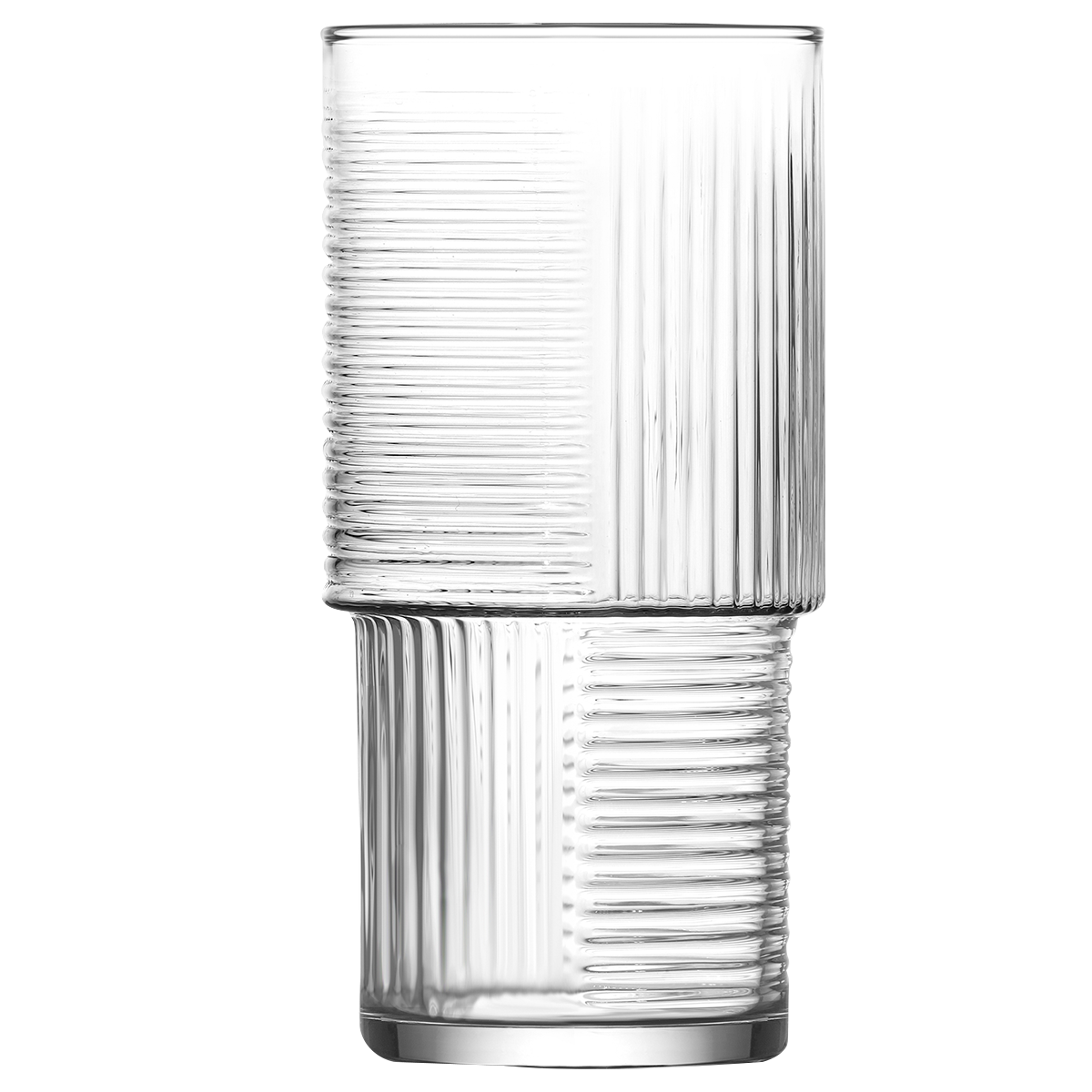 Caja 48 Piezas Vaso High Ball Lav De Vidrio Helen 400 Ml