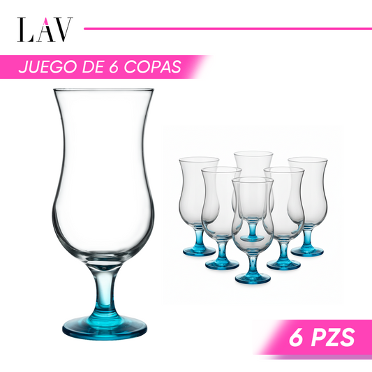 Caja 24 Piezas LAV Fiesta Vidrio 470ml