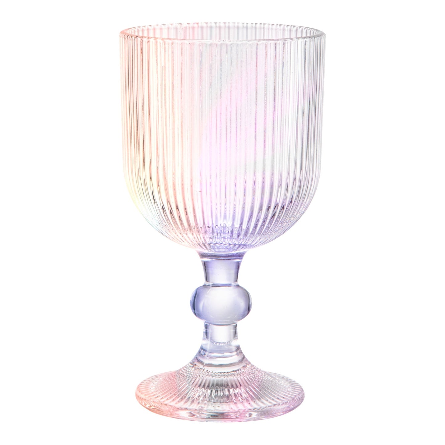 Juego 6 Copas Cristal Color Labrado Para Vino Tinto 260ml
