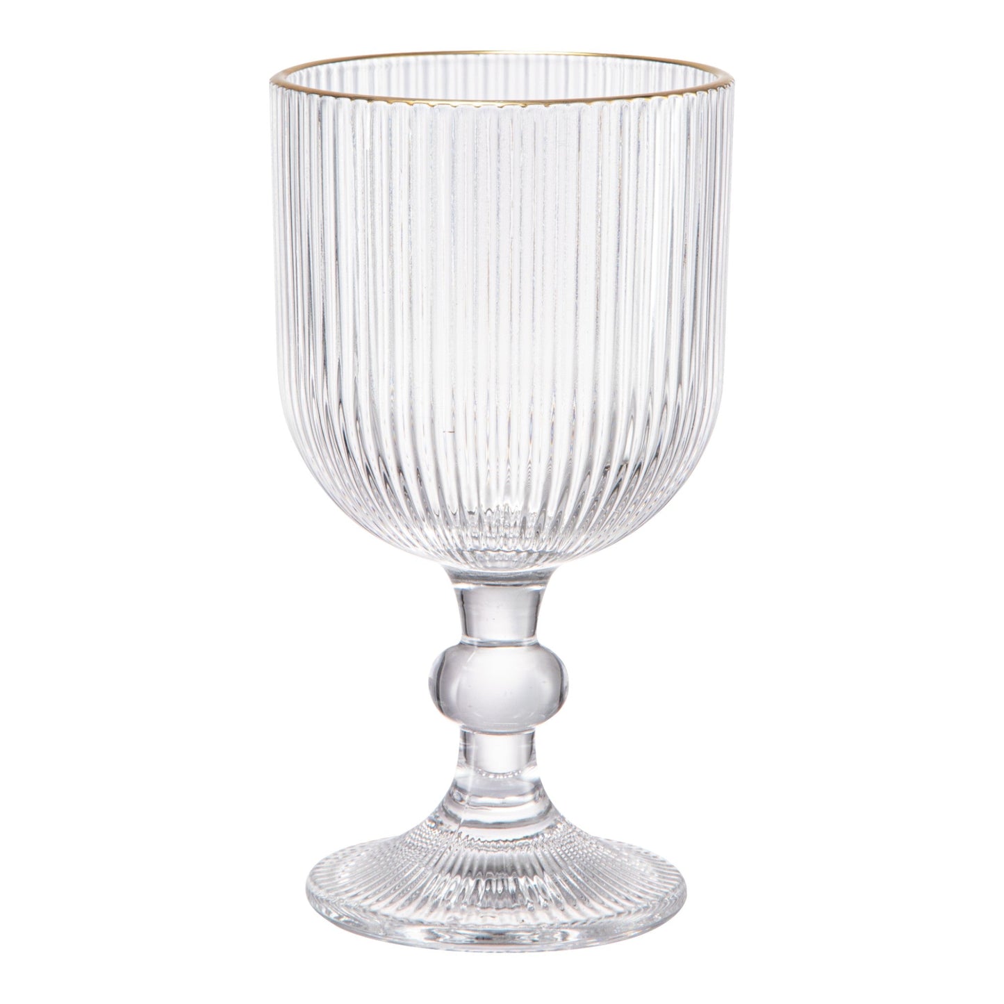 Juego 6 Copas Cristal Color Labrado Para Vino Tinto 260ml