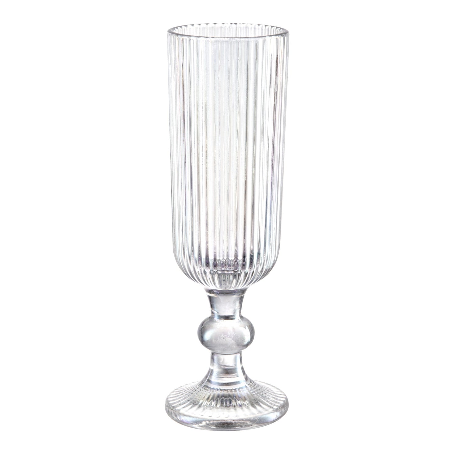 Juego 6 Copas Cristalino Labrado Astriado Champagne 160ml