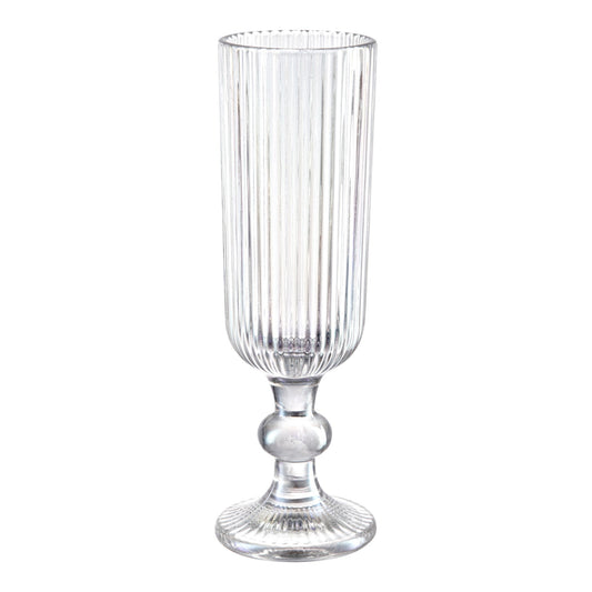 Juego 6 Copas Cristalino Labrado Astriado Champagne 160ml