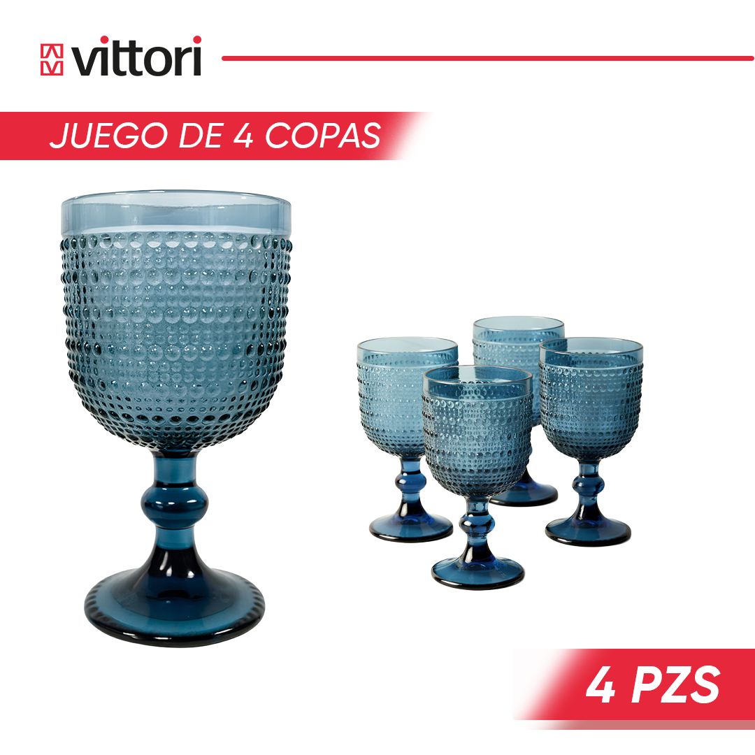 Copa Agua Polka Vidrio para Agua 360ml