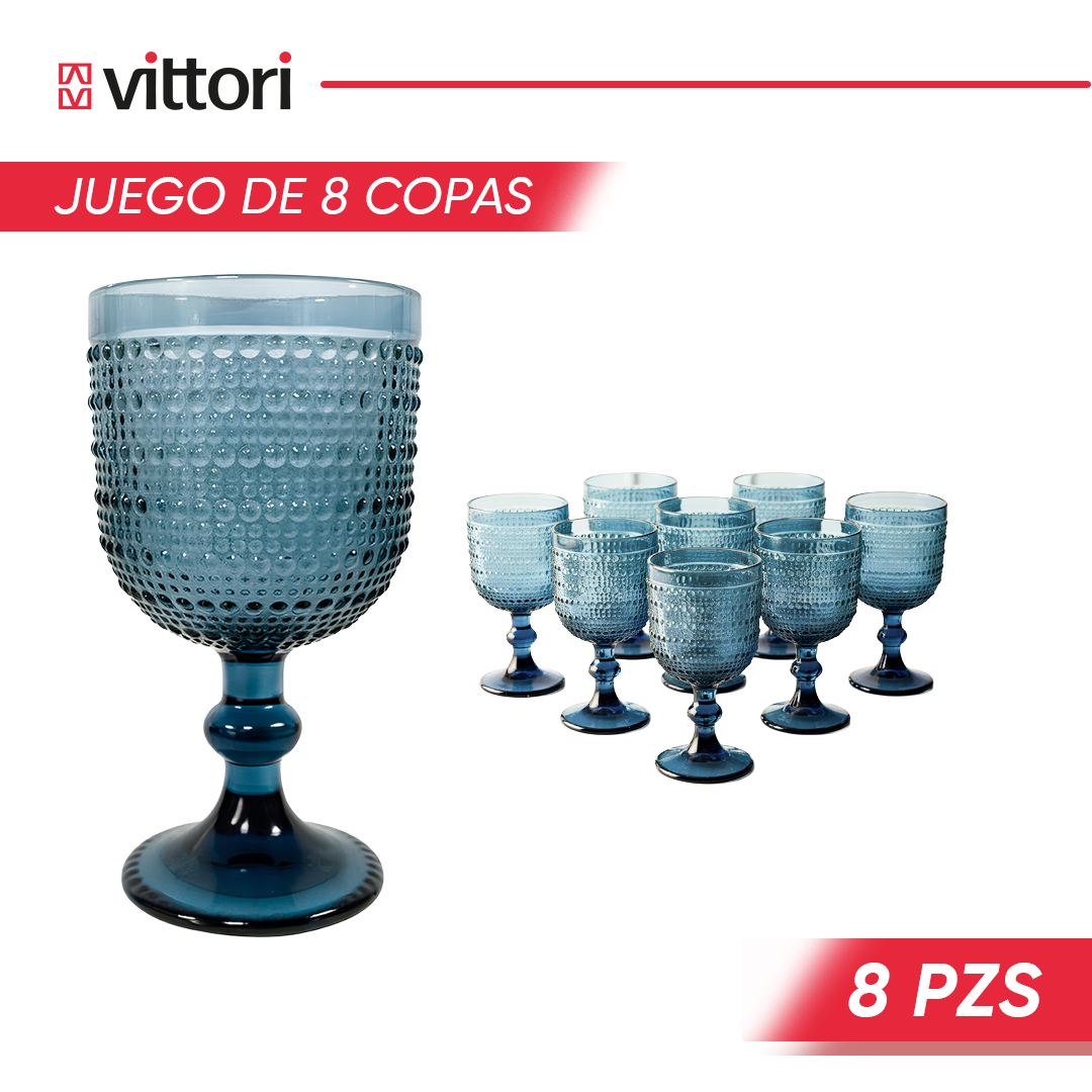 Copa Agua Polka Vidrio para Agua 360ml