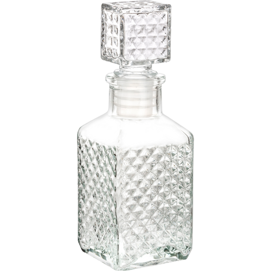 Caja 72 Piezas Licorera De Vidrio Labrada Rodas Mini 60 Ml