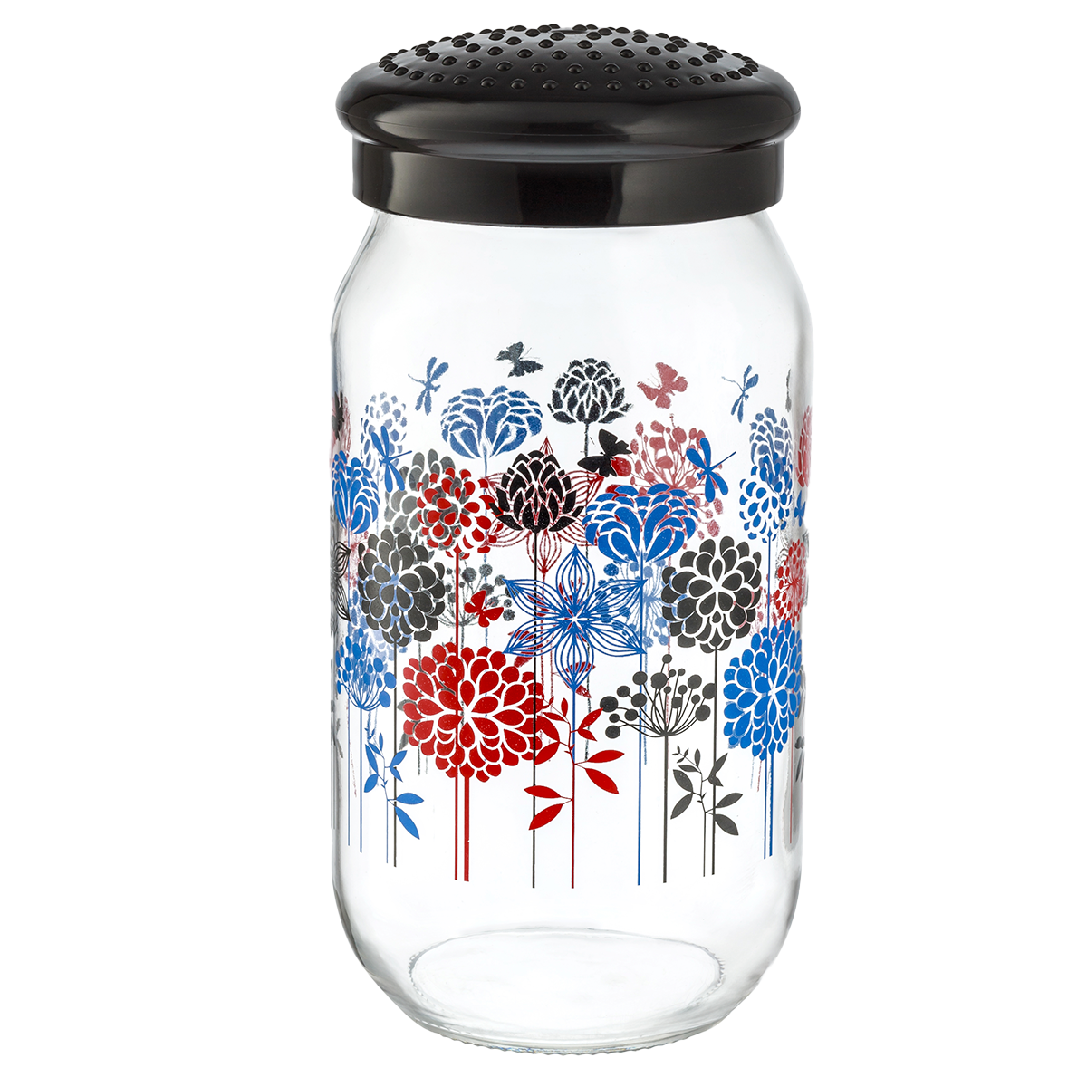 Contenedor Bony Vidrio Multicolor 1L