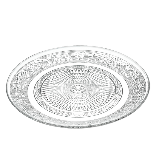 Caja 36 Plato Trinche Mediano Class De Vidrio 10