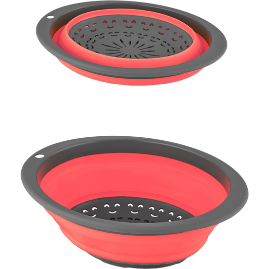 Escurridor Vidrio Rojo O Negro 3L