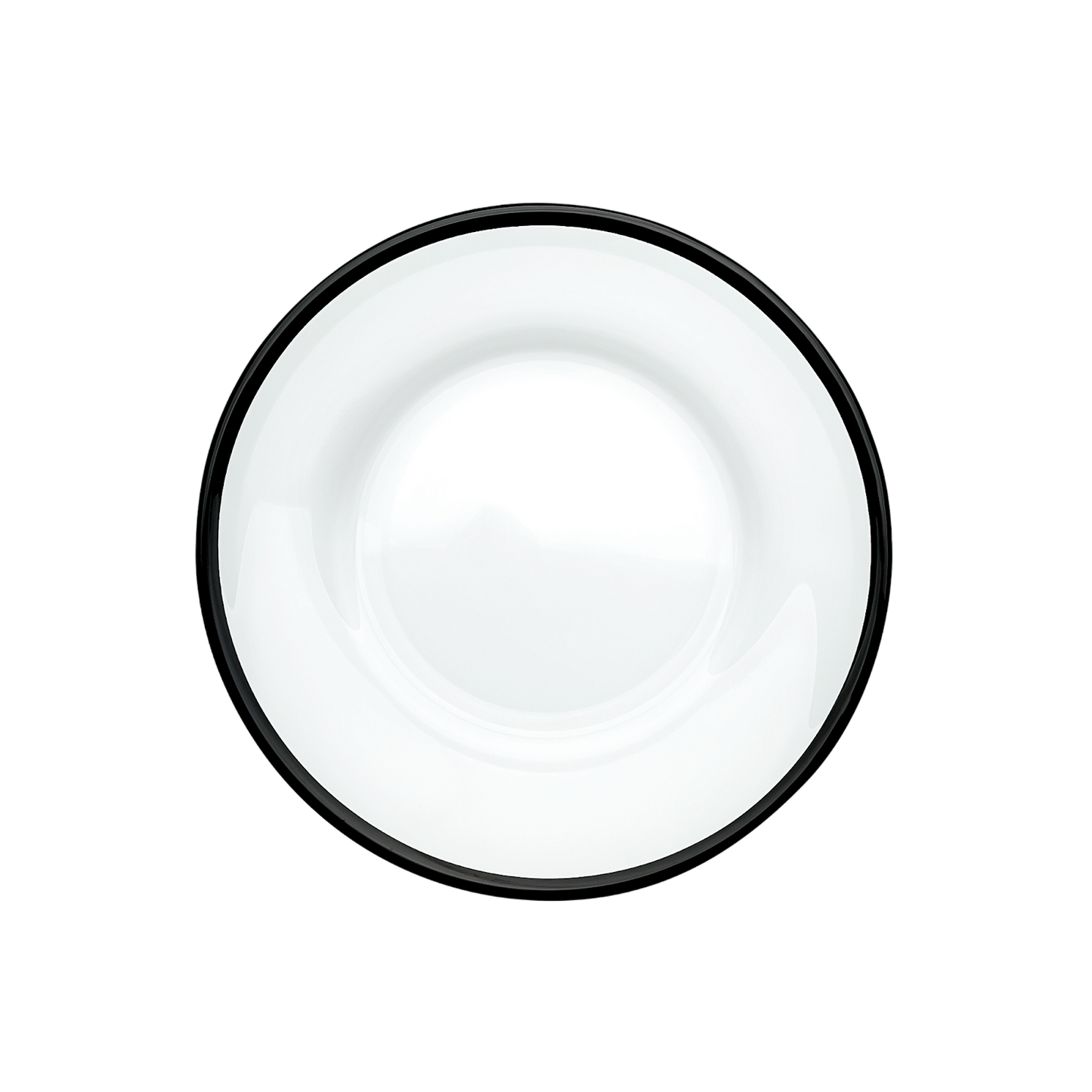 Plato Pan Aria Cristalino Filo Negro 2721B/6