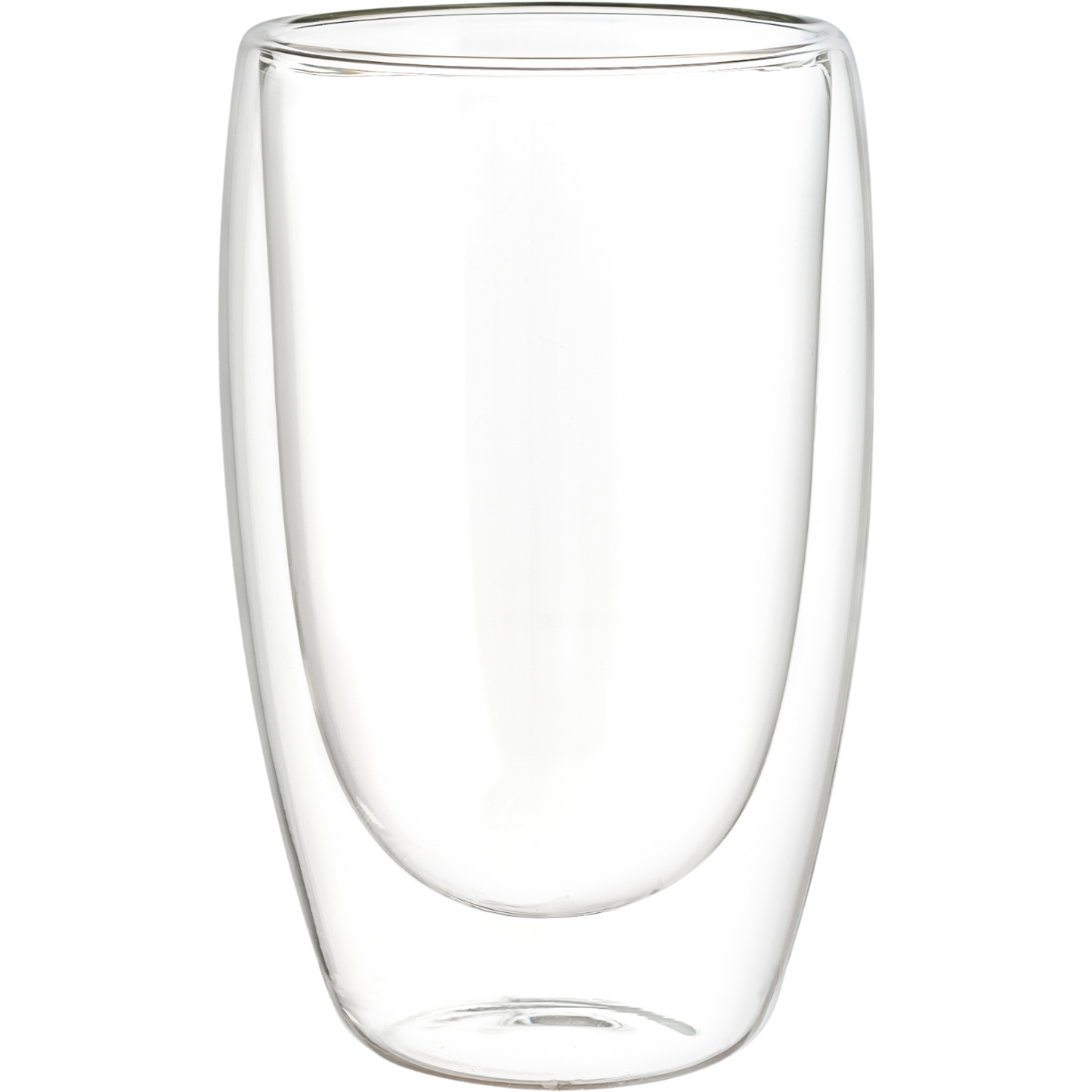 Caja 48 Piezas Vaso De Vidrio Borosilicato Doble Pared 480ml