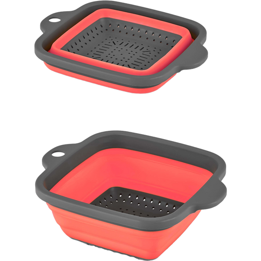 Escurridor Vidrio Rojo O Negro 2L