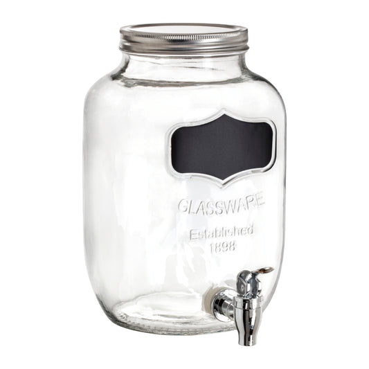 Dispensador de bebidas  Vitrolero Cuadrado de Vidrio