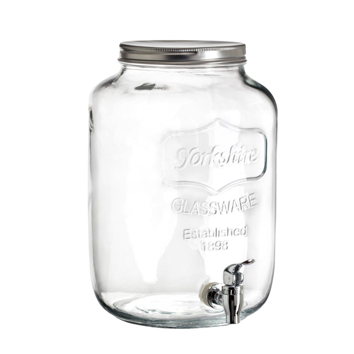 Vittori Dispensador De Vidrio Bebidas Aguas Vitrolero Vintage 8 Lts