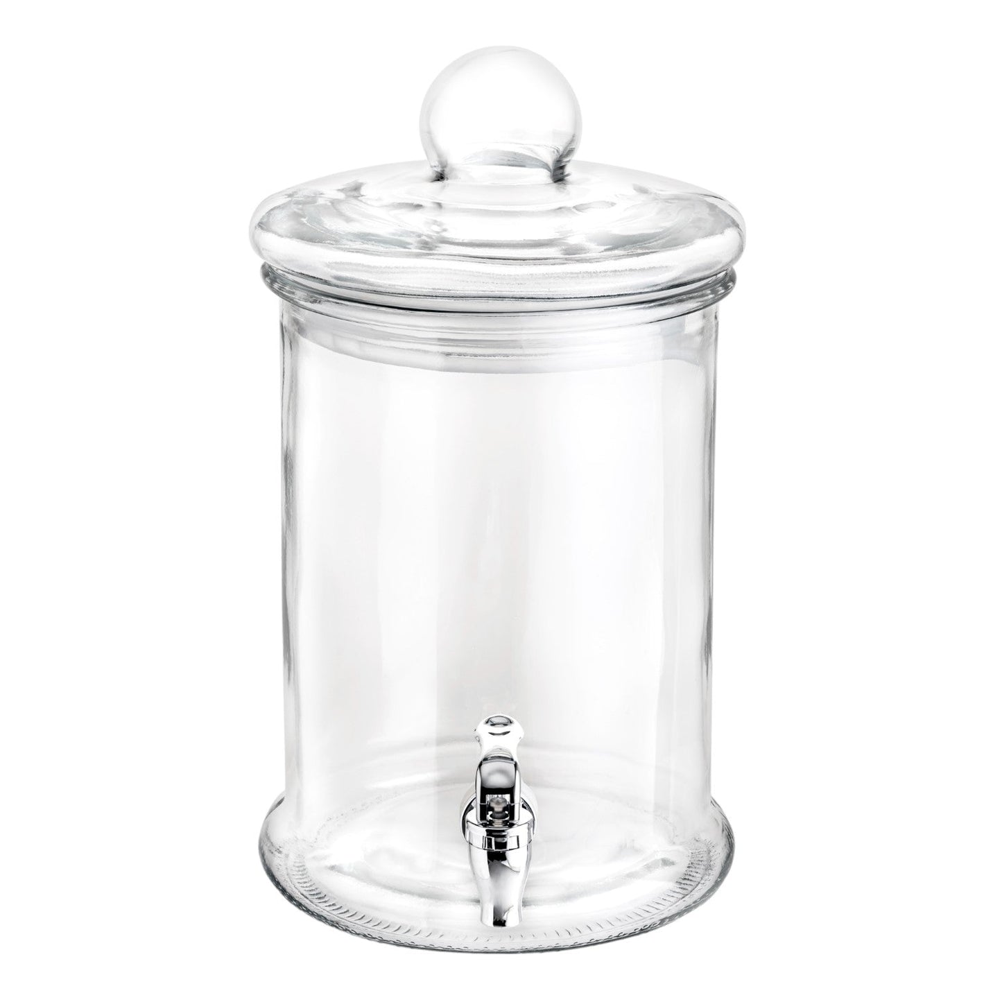 Dispensador Vitrolero De Vidrio Tapa C€ðnica Para Bebidas 5l