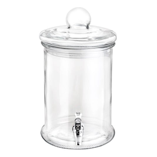 Dispensador Vitrolero De Vidrio Tapa C€ðnica Para Bebidas 5l