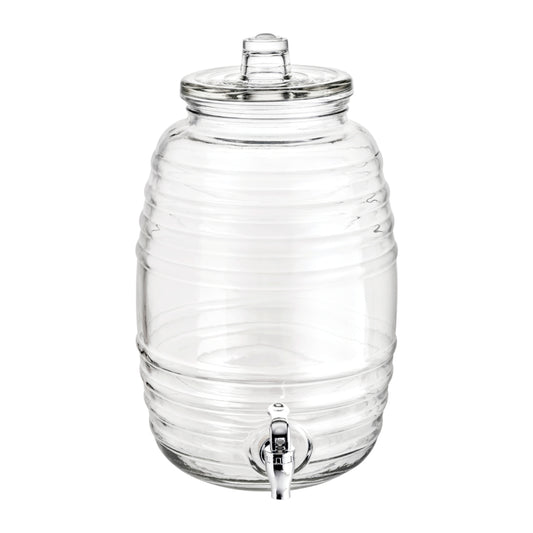 Dispensador Cristalino Barrilito c/Tapa  10L
