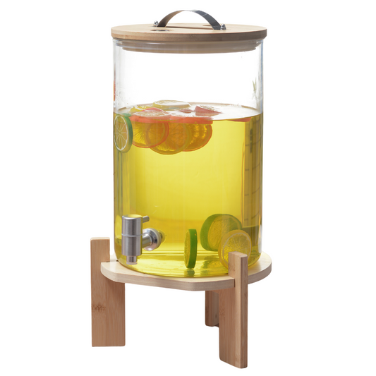 Dispensador Borosilicato 8L c/T y Base