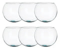 Set 6 Piezas Florero Pecera De Vidrio 450 Ml