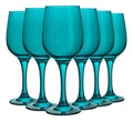 Set 6 Copas vidrio Cristal para Vino Tinto Lav Fame 480ML Color Esmeralda