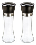 Set 2 Molino Para Pimienta Especiero De Vidrio Cocina 195 Ml Transparente