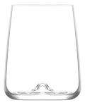 Juego 6 Vasos Copa Stemless Terra Vidrio Cristal 475 ml Para Cocina, Banquetes, Fiestas
