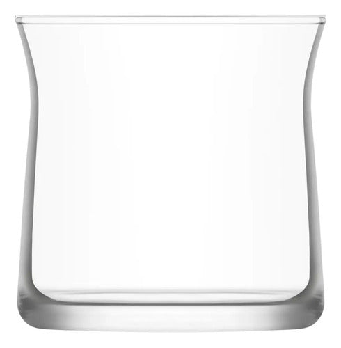 Caja Sellada 48 Piezas Vaso De Vidrio Dof LAV Vera 360 ml