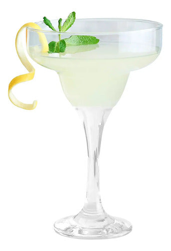 Set 6 Copas De Vidrio Margarita Lav Cocktail Cristal 290ml Transparente