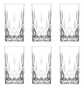 Set 6 Vasos Tequileros Vidrio Lav Odin 104 Ml Diseño Elegante