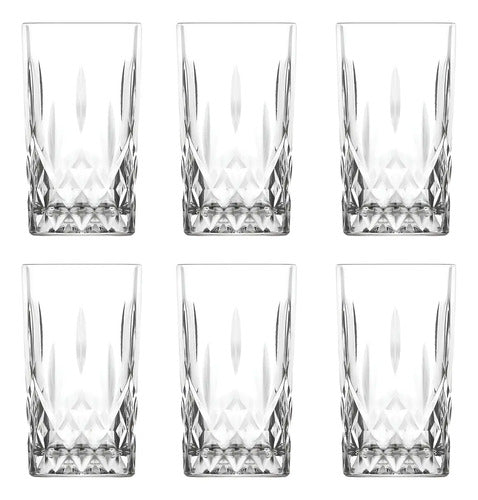 Set 6 Vasos Tequileros Vidrio Lav Odin 104 Ml Diseño Elegante