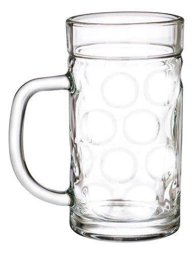 Caja Sellada 24 Piezas Tarro De Vidrio Babaria Mediano 550 ml
