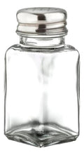 Caja 144 Piezas Salero De Vidrio Cuadrado Liso 80 Ml