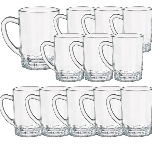 - Set de 12 Vasos Tequileros Shot Caballito Chupito estilo Berlín Mini 80 ml