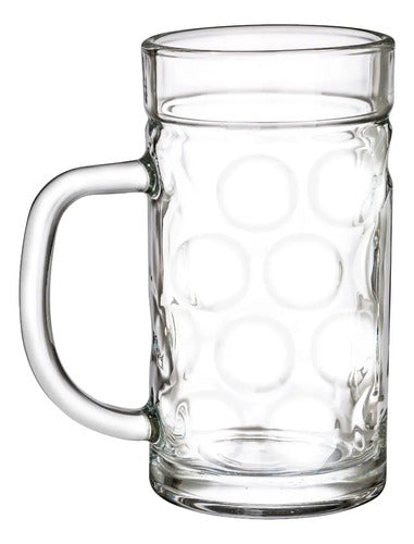 Set 2 Piezas Tarro De Vidrio Babaria Mediano 550 ml