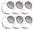 Caja 6 Piezas Brocal De Vidrio Posiciones T/Rosca Extra Grande 4.4 L